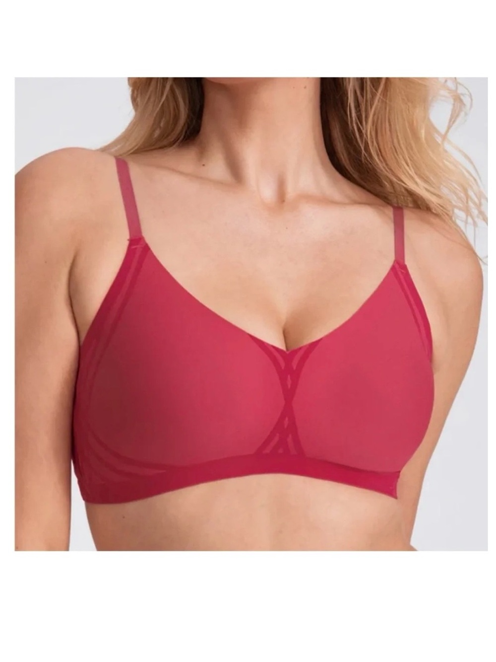 Honeylove Silhouette Full Coverage Bra dark pink